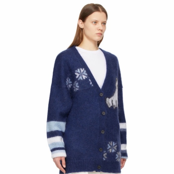 Loewe Navy Polar Bear Cardigan (Like new) - Picture 5 of 8